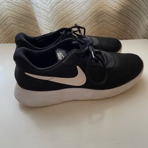 Black and white Nike sneakers